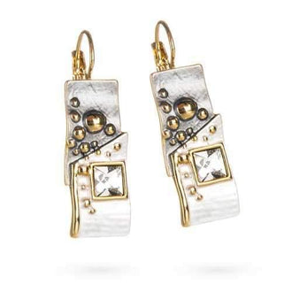 Abstract Crystal Earrings