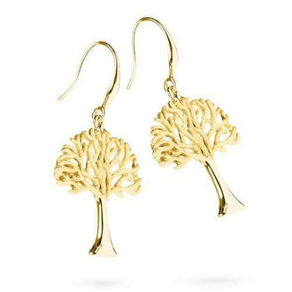 Wisdom Tree Golden Earrings