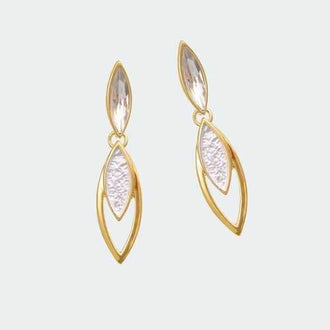 Crystal Lily Earrings