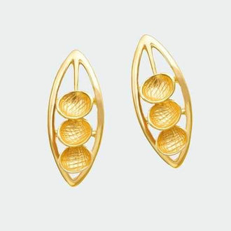 Gilded Pod Earrings