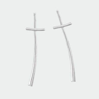 Haiku Earrings - Silver