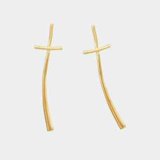 Haiku Earrings - Gold