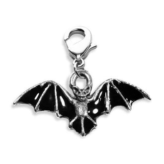 Bat Charm Dangle in Silver