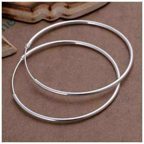 Hulamina Hoops 925 Sterling Silver Earrings