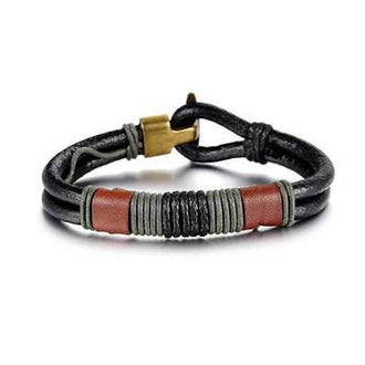 RODEO Olive Genuine Leather Bracelet