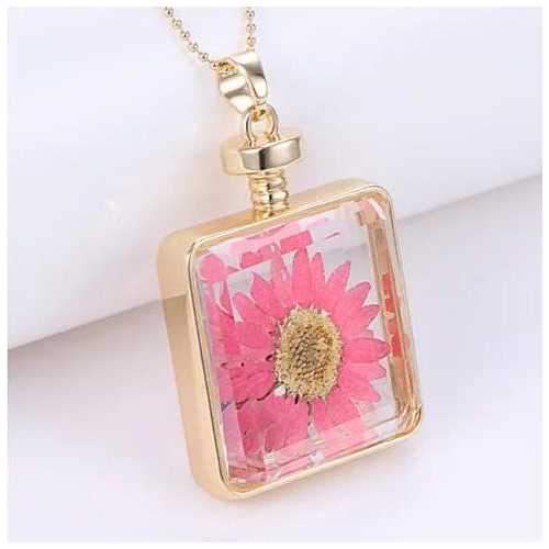 Coral Floral Big Wildflower Necklace