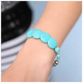 DEJAVU Sweetly Speckled Turquoise Bracelet