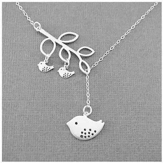 Blessed Birds On The Branch Necklace