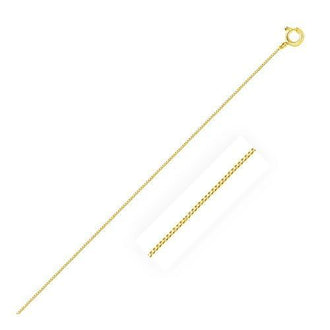 14k Yellow Gold Classic Box Chain 0.45mm, size 16''