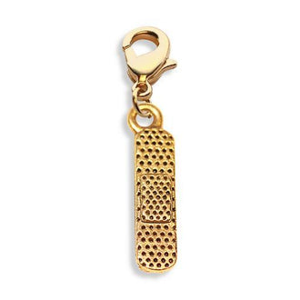 Band Aid Charm Dangle in Gold