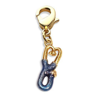 Stethoscope Charm Dangle in Gold