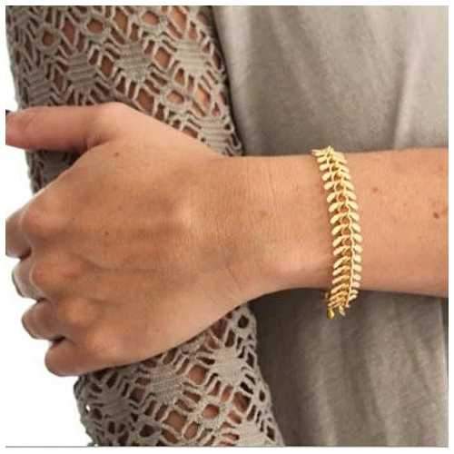 Julius 18 kt Gold Filled Necklace And Bracelet Set