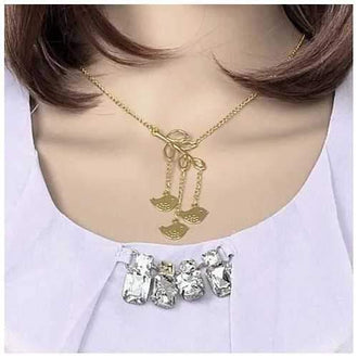 We R Family Necklace Includes 3 Birds Together