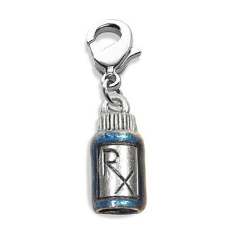 RX Charm Dangle in Silver