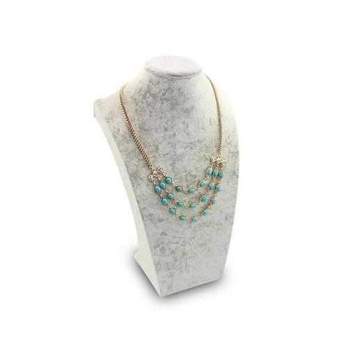 Beauteous Turquoise Necklace With 3 Strands