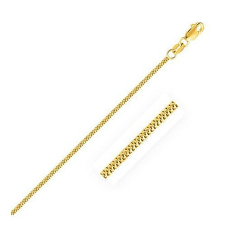 14k Yellow Gold Milano Chain 1.1mm, size 16''