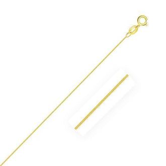 14k Yellow Gold Foxtail Chain 0.9mm, size 18''