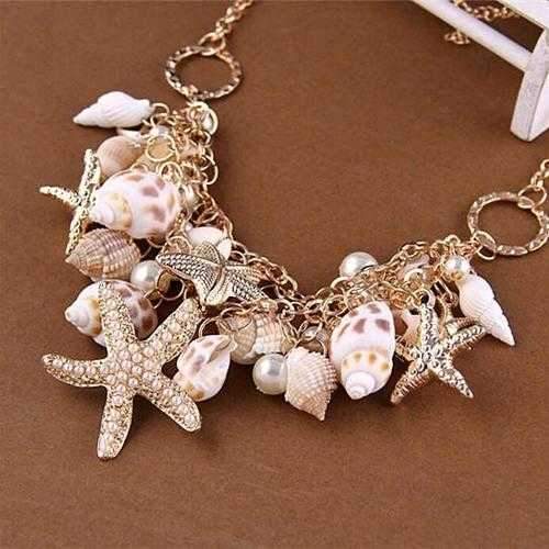 Sweet Nature Necklace With Sea Shells