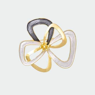 Infinity Flower Brooch