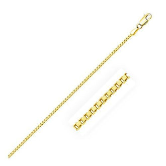 14k Yellow Gold Classic Box Chain 1.4mm, size 22''