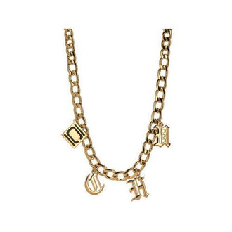 Authentic Nikki Chu Gold Chunky Charm Necklace ( Case of 12 )