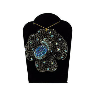 Jeweled Flower Necklace ( Case of 12 )