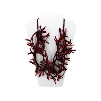 Red Knotted Necklace ( Case of 12 )