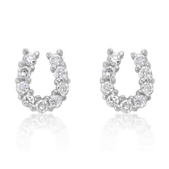 Lucky Horseshoe Earring Set