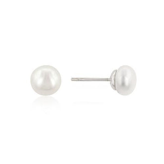 Sterling Silver Pearl Earrings