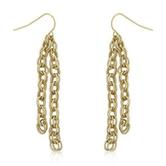 Rolo Chain Dangle Earrings