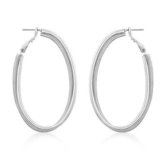 Two-Texture Hooplet Earrings