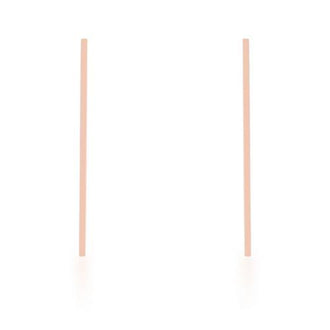 Carolee Rose Gold Stainless Steel Long Line Drop Earrings