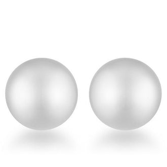 Julie Rhodium Sphere Stud Earrings