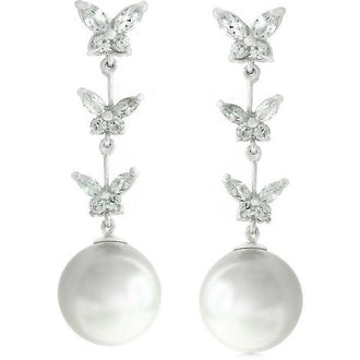 Butterfly Pearl Dangle