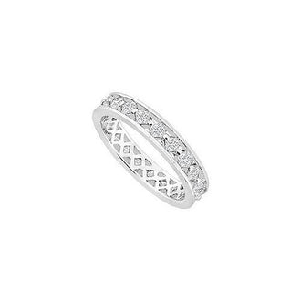Diamond Eternity Band : 14K White Gold - 1.00 CT Diamonds