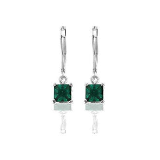 Forest Cubic Zirconia Drop Earrings