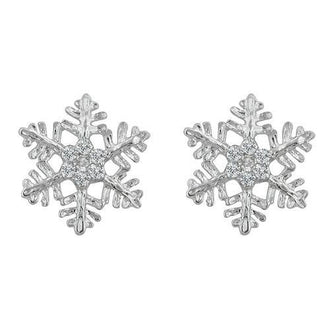 Snowflake Stud Earrings