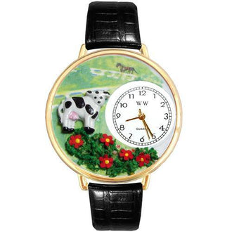 Cow Watch in Gold (Large)