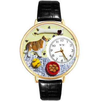 Collie Watch in Gold (Large)