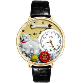 Bichon Watch in Gold (Large)