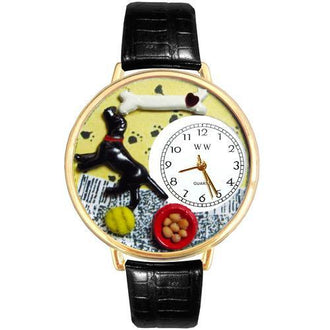 Labrador Retriever Watch in Gold (Large)