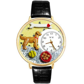 Golden Retriever Watch in Gold (Large)