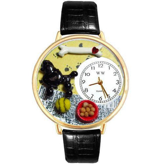 Poodle Watch in Gold (Large)