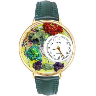 Frogs Watch in Gold (Large)