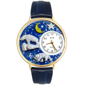 Polar Bear Watch in Gold (Large)