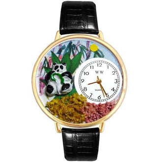 Panda Bear Watch in Gold (Large)