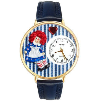 Raggedy Ann Watch in Gold (Large)