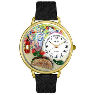 Taco Lover Watch in Gold (Large)