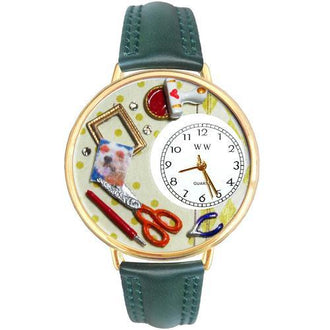 Scrapbook Watch in Gold (Large)
