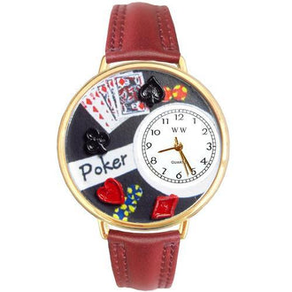 Poker Watch in Gold (Large)